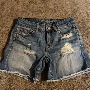 American eagle jean shorts size 00